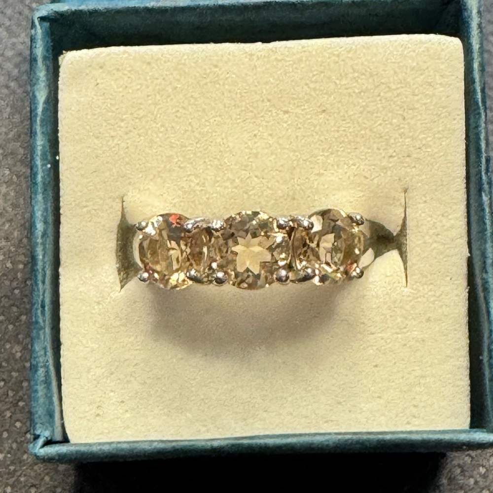 Clear Quartz Crystal Ring